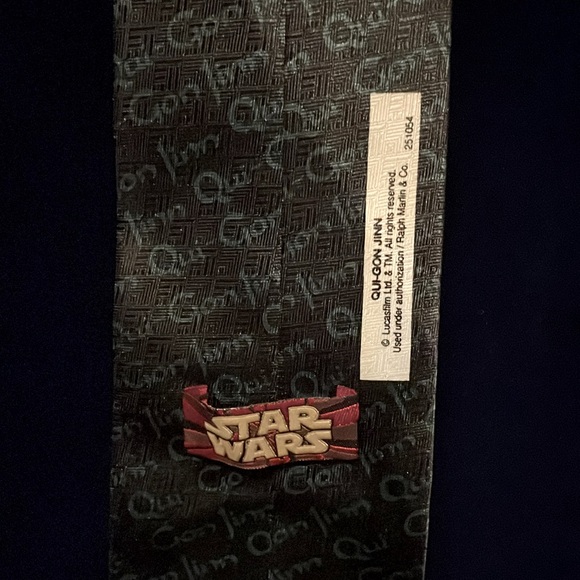 Star Wars Vintage Qui-Gon Jinn Necktie - Picture 3 of 3